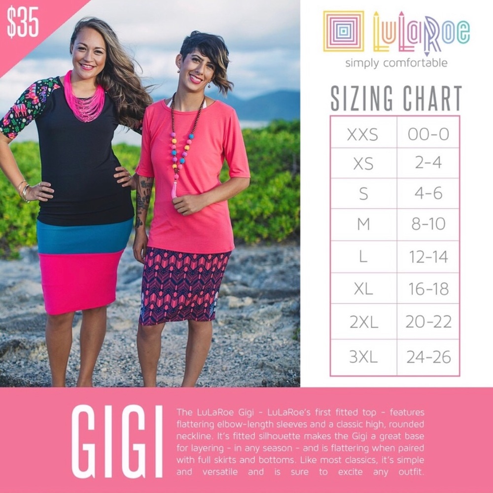 LuLaRoe Gigi top - Picture 6 of 6
